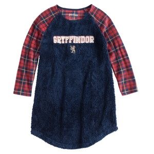 Nightgown 6/6X Harry Potter Gryffindor Plush